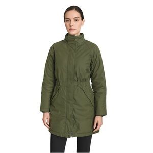 The North Face Olive Green Puffer Jacket
